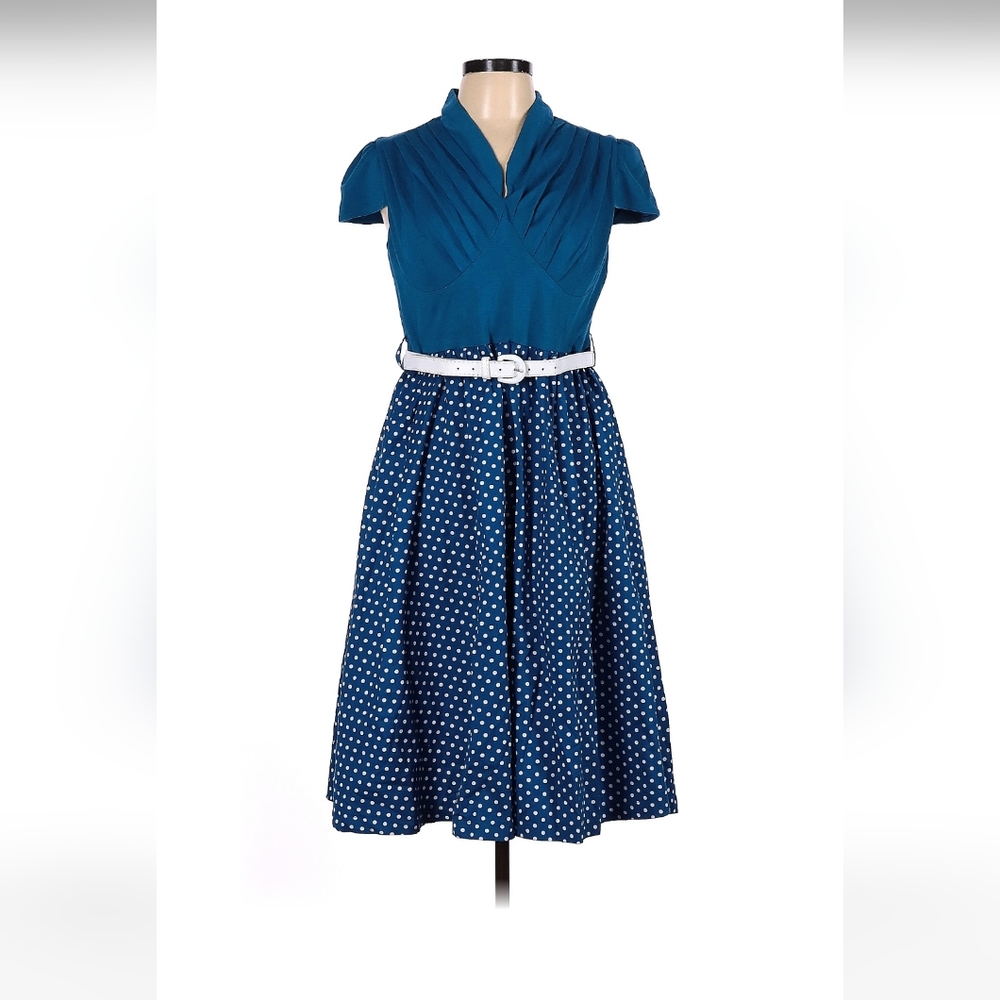 Lindy Bop blue dress sz Large